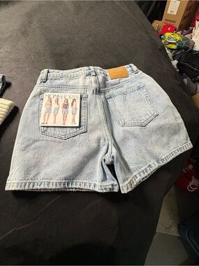 Mom Shorts Light Wash Denim Women’s Shorts
